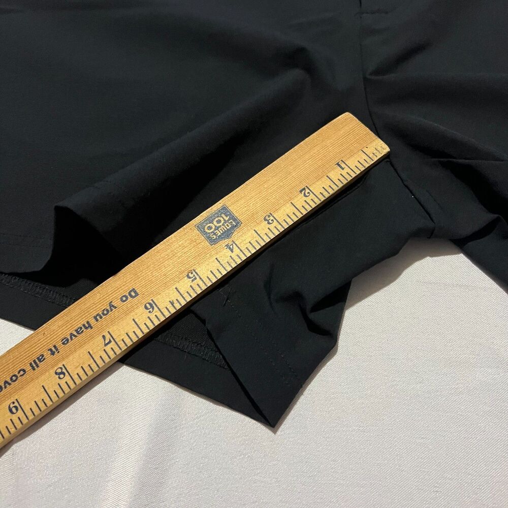 Bear Bottom Men's Black Flat Front Performance Shorts Size L Inseam 5.5 in Nylon - Picture 6 of 9